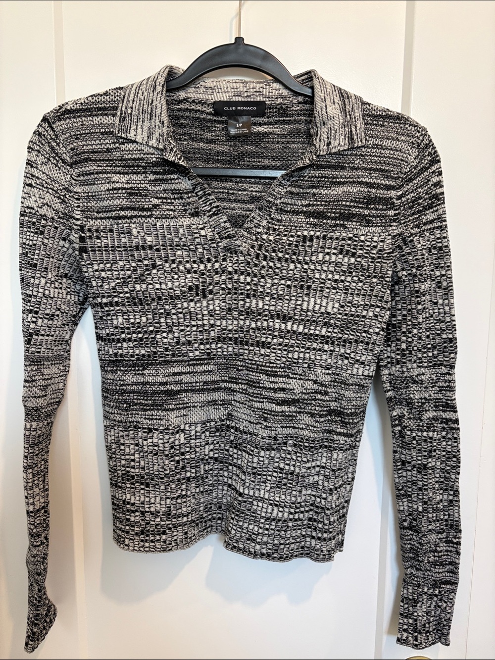 Club Monaco Monochrome Knit Sweater